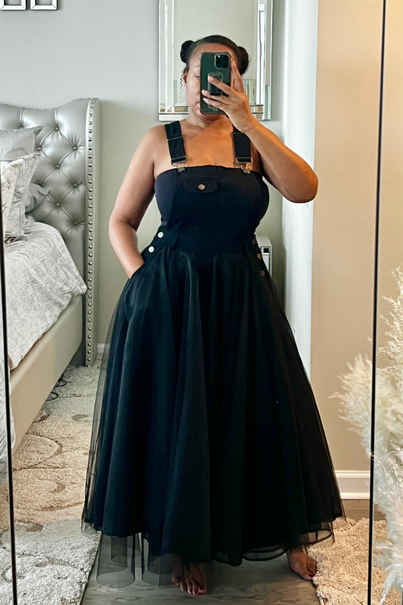 Issa Tulle Overall Dress *SHIPPING DETAILS IN DESCRIPTION!*